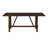 Atwood Trestle Rectangular Dining Table, Burnished Dark Oak