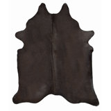 Cowhide Area Rug in Chocolate