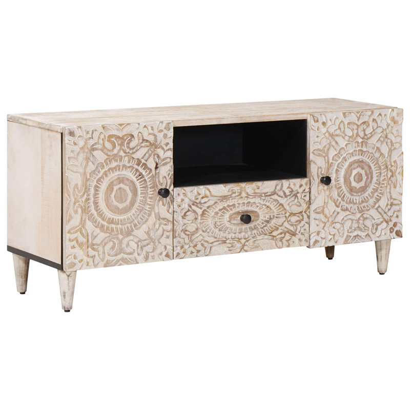  TV Cabinet With Drawer With Storage With Door Living Room Media Unit