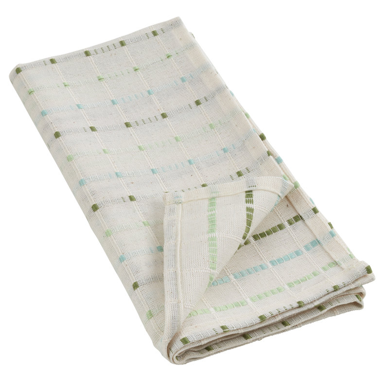 Clarkston Cotton Embroidered Square Napkin, White