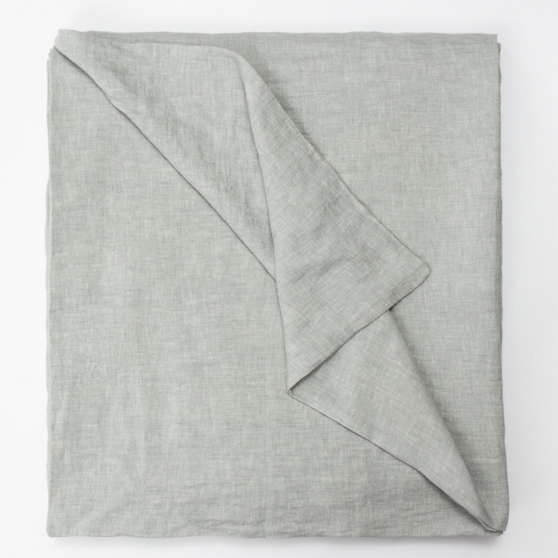 Damron Linen Duvet Cover - Queen, Queen Duvet Cover, Sea Glass