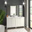 Ensemble de meuble-lavabo double 59,5 "Barkley-279045625