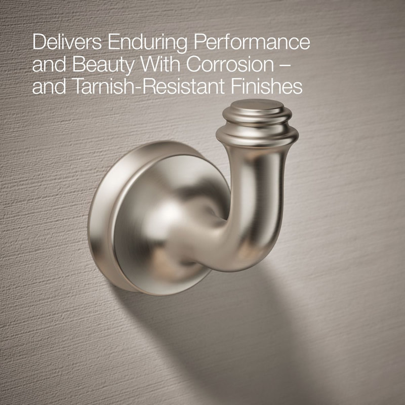 Bellera Robe Hook, Brushed Nickel