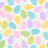 Seamless Pattern Of Easter Eggs by Paci77 - Wrapped Canvas Print-695634117