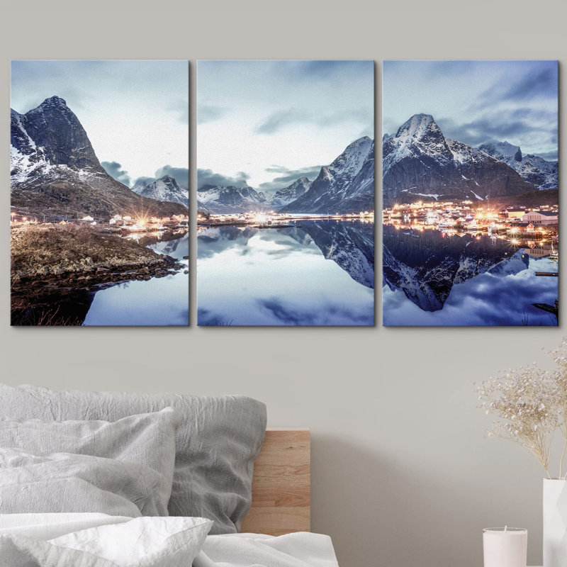 Nature Chaîne de montagnes, Arctique, Neige, Montagne, Nature, Paysage sauvage, Réalisme, Paysage rustique, Toile tendue