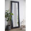 Miroir pleine grandeur, miroir de plancher noir