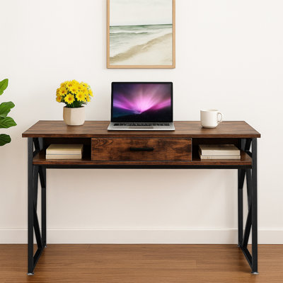 Bureau à domicile 47,2 po avec tiroir de rangement et tablette