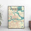 Stockholm City Map - No Frame Print-585489646