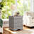 Transitional 2-Drawer Solid Wood Nightstand, No Assembly Required-1877717285