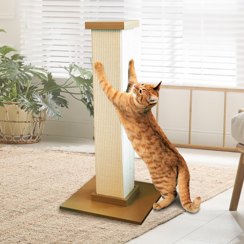 Grattoir Smartcat Ultimate - grande tour de 32 pouces - fibre de sisal, conception simple - pour tous les chats