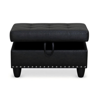 Modern Storage Ottoman