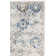 Felty Oriental Ivory/Aqua Area Rug