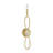 Minette 1-Light Wall Sconce in Spun Gold-128103425