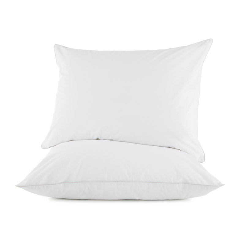 Clean Design Home Anti-Allergen White Pillow Protector Set, Rectangle 20"H x 36"W