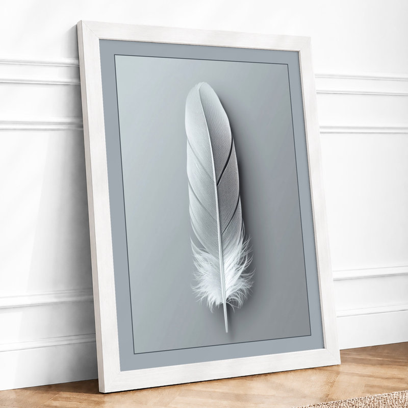 Single Feather Minimalist - Print, Unframed, A3 - 42.0 x 29.7 cm
