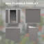 Remise de jardin en métal 6 'x 4' Lean To Garden