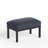 Outdoor L-Shaped Sectional Seating Set with Dual Ottomans and Dining Table