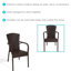 Fauteuil de patio empilable Beam-484293823