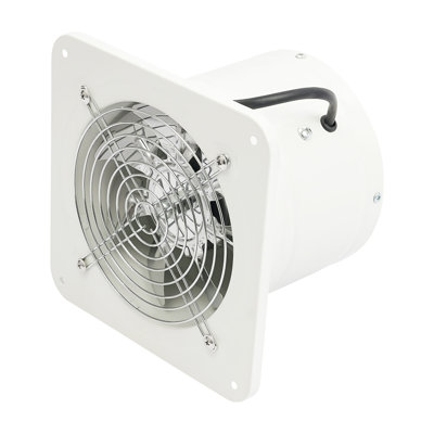 White 6 Inch Exhaust Fan