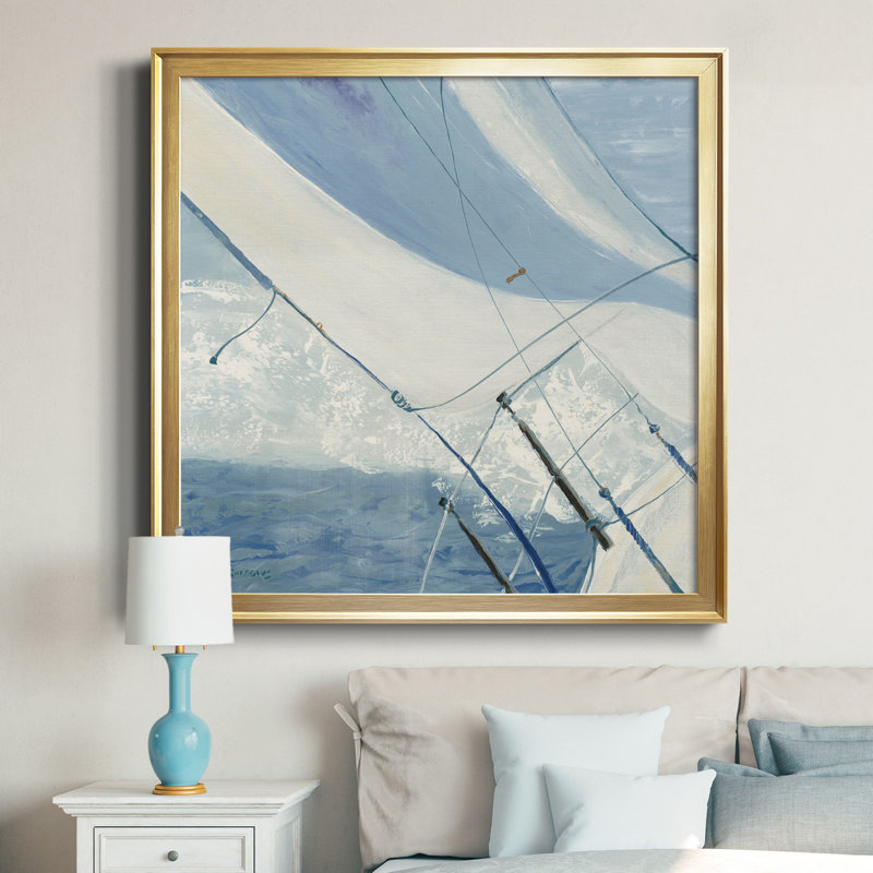 Bow Bow - Reproduction d'art sur toile encadrée, Encadré gris, H 34,5 po x l 34,5 po x P 1,5 po