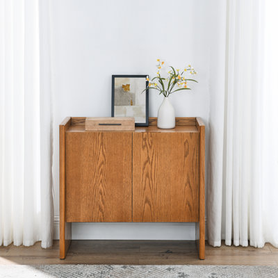 Rustic Style Walnut Sideboard: Ample Storage For Books - Living Room, Bedroom Spacious Kitchen Sideboard Cabinet Organize Your Essentials