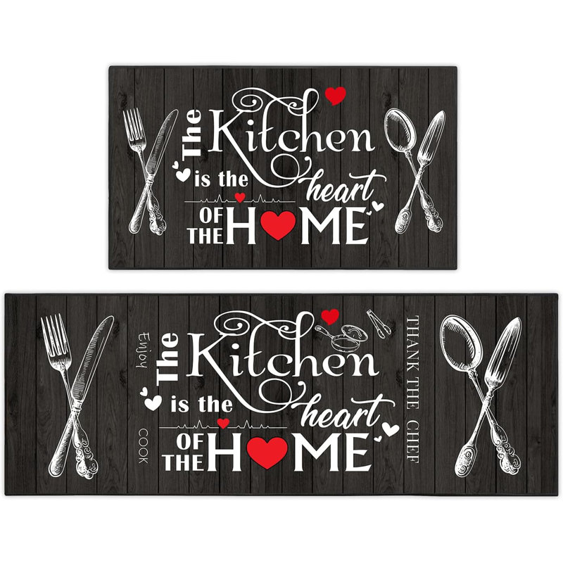 Polyester Non-Skid Kitchen Mat