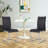 Modern Dining Chairs,PU Faux Leather High Back Upholstered Side Chair With C-Shaped Tube Chrome Metal Legs For Dining Room Kitchen Guest Office Chair (Set Of 4)(Black+PU Leather)1162 W115149183-129682602-129682607-129682598