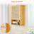 Bathroom Wall Cabinet with Rattan Doors & Adjustable Shelf, Above-Toilet Bamboo Medicine Cabinets-2055621374