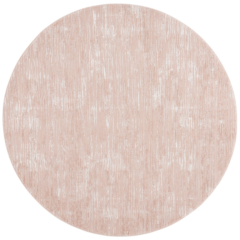 Latorsha Performance Abstract Rug, Round 6'7"