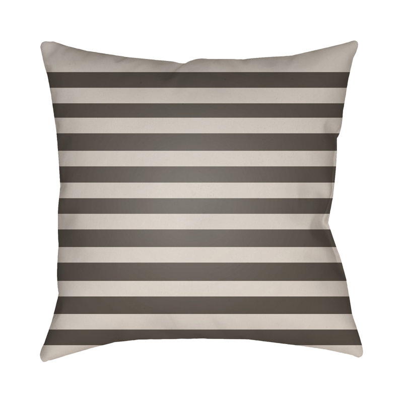  Indoor/Outdoor Throw Pillow, 18" H x 18" W x 4" D, Gray