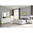 High Gloss Wood LED Panel Bed-930238246