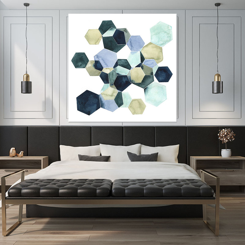 « cristalze i » par grace popp-impression d’art graphique sur toile tendue