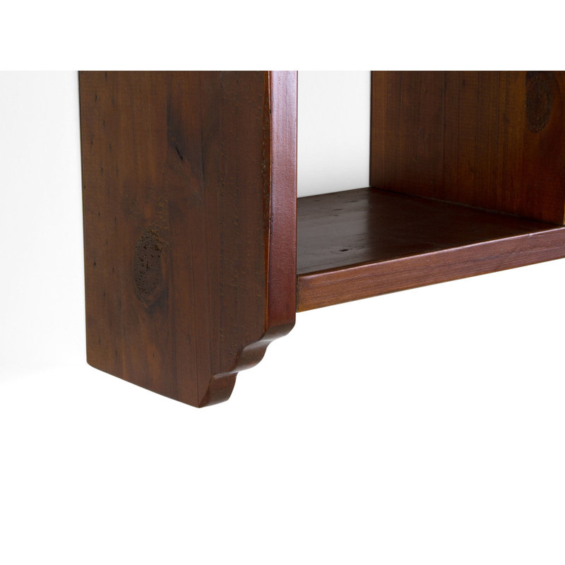 Phillis Floating Shelf, Brown