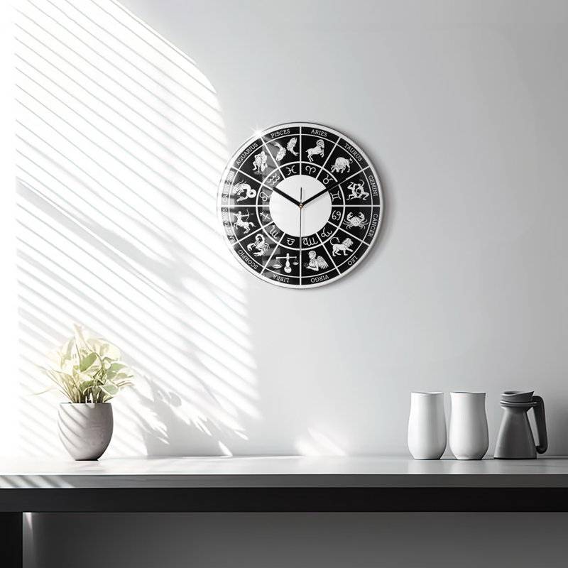 Glass Wall Clock