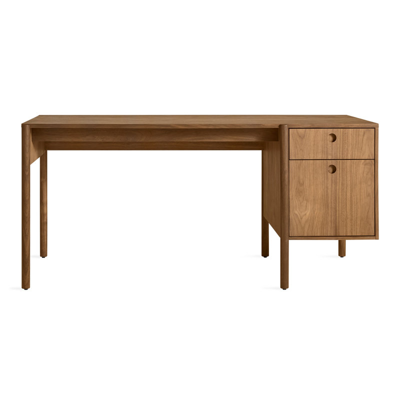 Cursive Executive Desk, Walnut