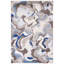 Tapis abstrait taupe / bleu-32028989