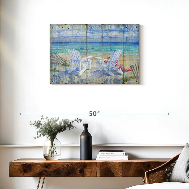 Gillard Beachview Distressed, 20" H x 30" W