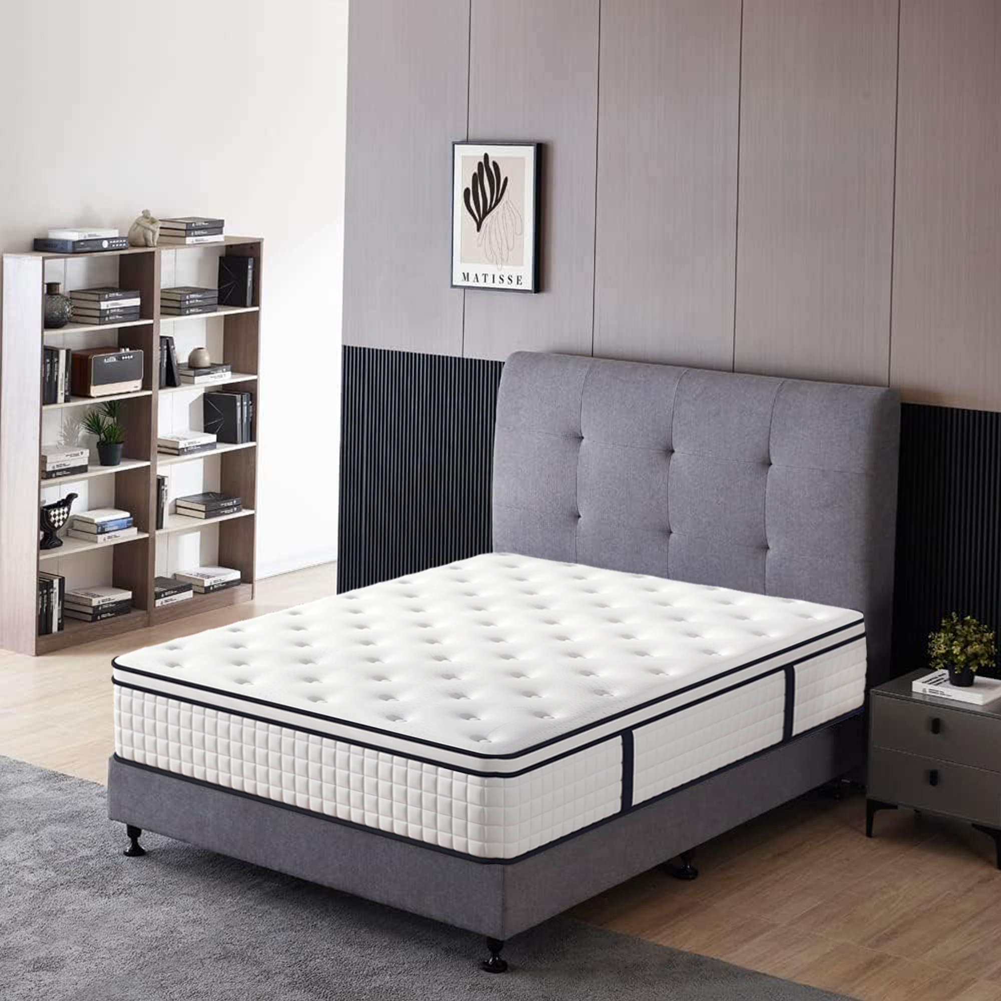 Alwyn Home Generre 12 Hybrid Innerspring And Memory Foam Mattress Wayfair 0952