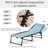 Folding Chaise Lounge Pool Chair, Patio Sun Tanning Chair With 4-Position Reclining Back, Pillow, And Breathable Mesh For Beach, Yard, And Patio-1996316197
