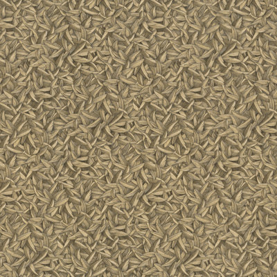 Energy Collection Metallic Leaves Effect Wallpaper Roll
