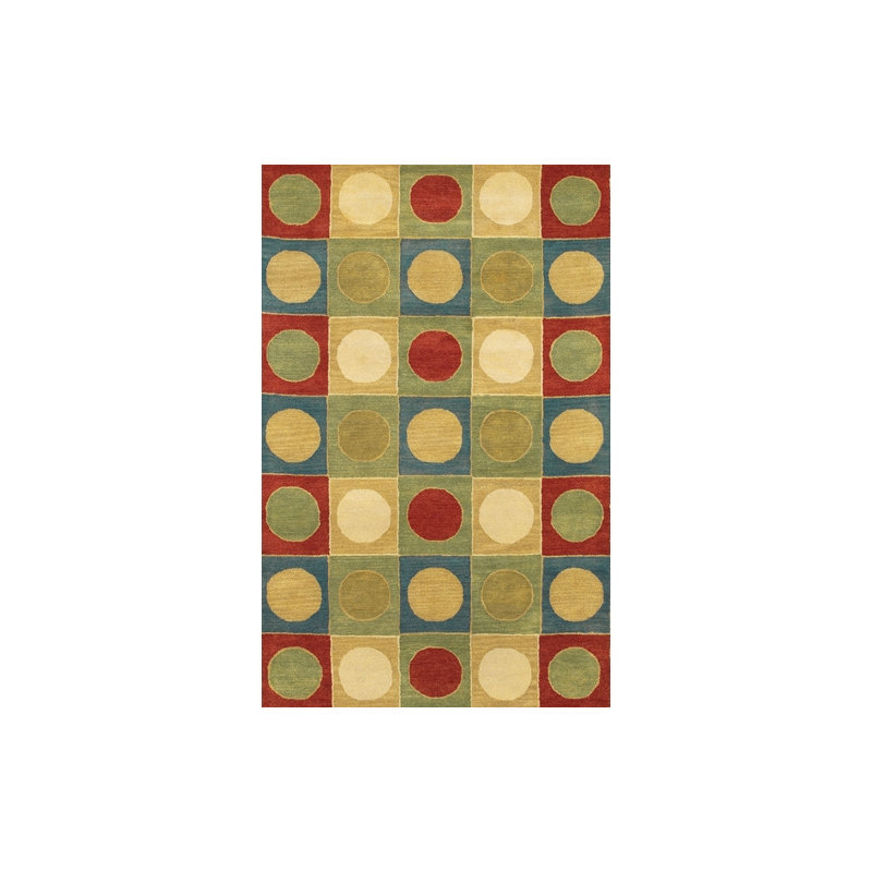 Alysia Performance Wool Geometric Indoor Rug, Rectangle 2' x 3'