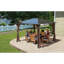 Pavillon de jardin sycomore 10X12