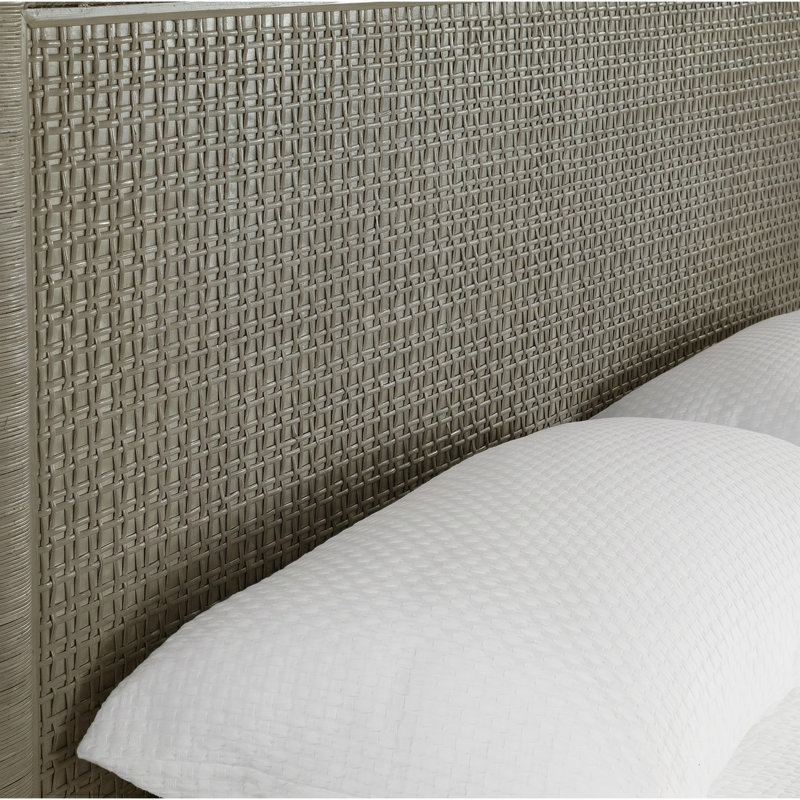 Monterey Woven Bed, King, Mushroom