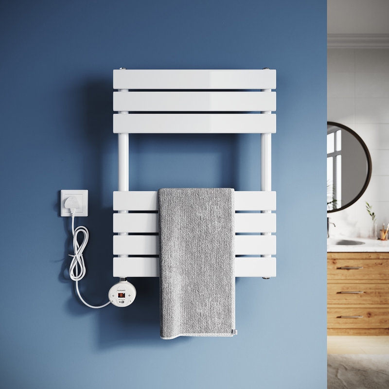 65*40*6.2cm, Smart WiFi-Enabled Heated Towel Rail with Multi-Mode Heating Solution, White