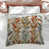 Bleu clair / orange / beige