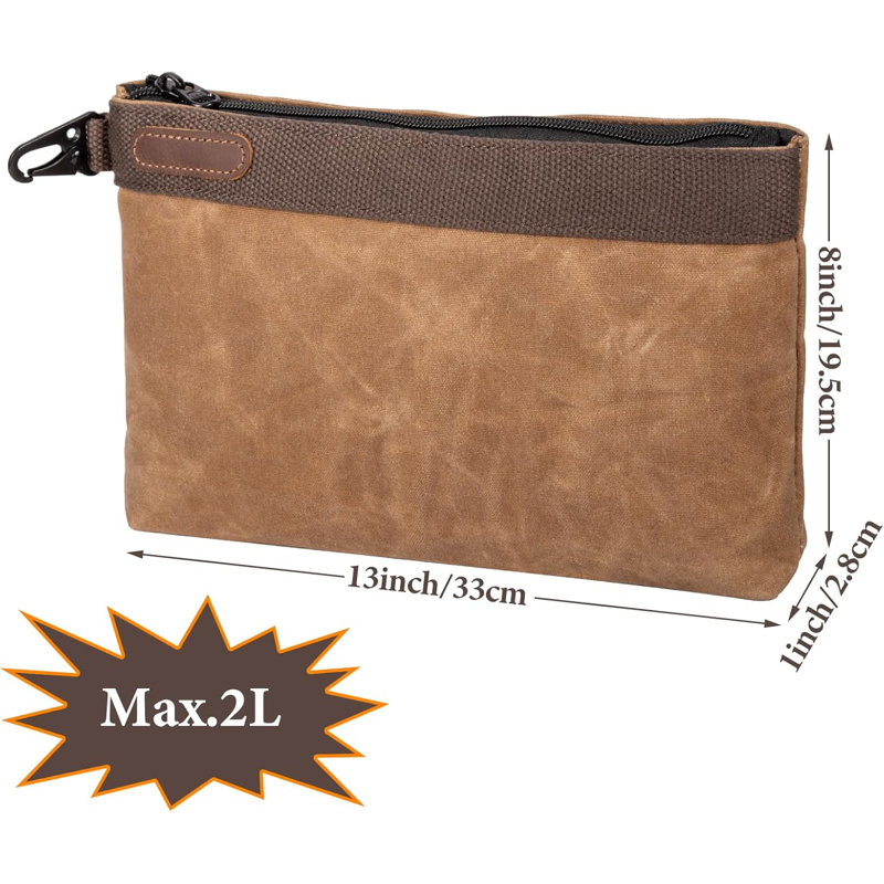 4 Pack – 11-Inch Heavy-Duty Zipper Tool Bags Set