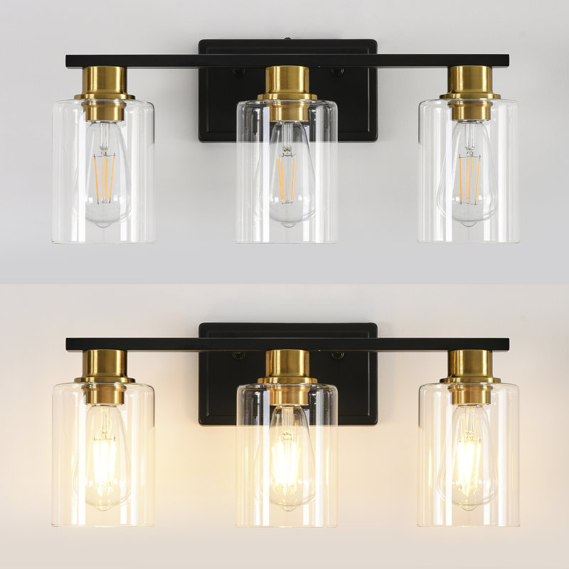 Mercer41 3 Up/Down- Light Dimmable Vanity Light | Wayfair