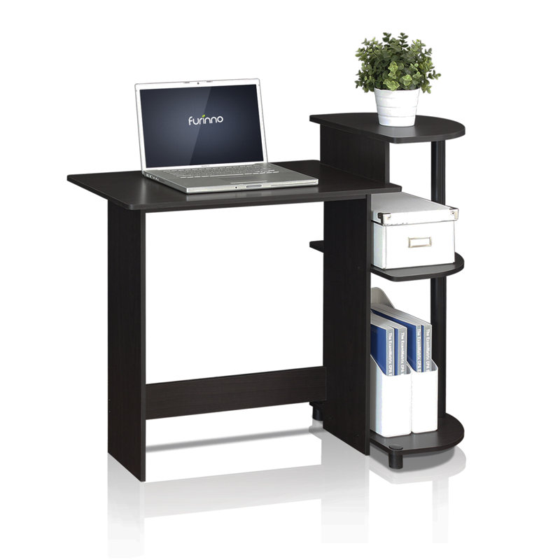 Lamisha Computer Desk, Espresso / Black