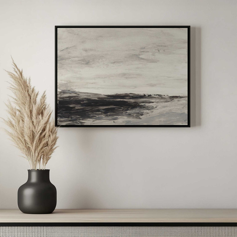 «Dark Waters III» par Courtney Prahl, reproduction d'art, 32 W x 24 H, Silver, Framed Canvas