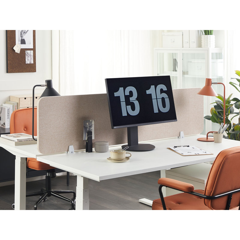 Wally Desk Dividers, Beige, 160cm x 40 cm